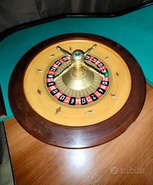 Roulette Tavolo professionale originale in radica