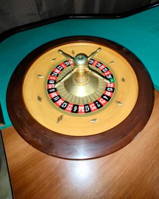 Roulette Tavolo professionale originale in radica