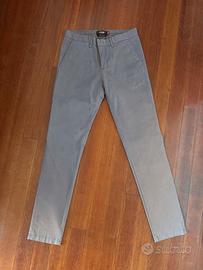 Chino Jaggy Uomo Grigio