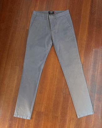 Chino Jaggy Uomo Grigio