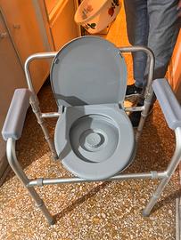 Sedia comoda WC anziani