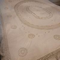 Copriletto matrimoniale in lino con ricambi