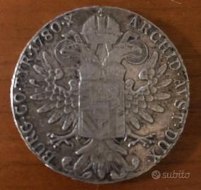 Moneta AUSTRIA Old Maria Theresa Thaler BURG CO TY