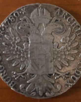 Moneta AUSTRIA Old Maria Theresa Thaler BURG CO TY