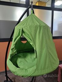 Tenda sospesa appesa tendolo verde bambini