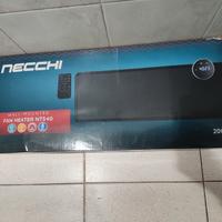 Termoventilatore ceramico a parete nero