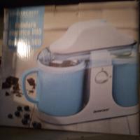 Cesto da picnic e gelatiera