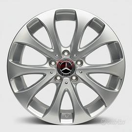 4 cerchi lega mercedes classe e c r17 lt3153