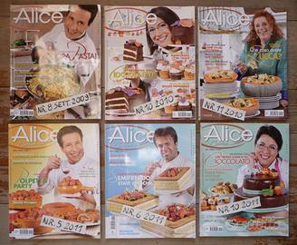 Alice cucina rivista stock 25 pezzi