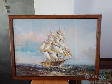 Quadro Marina Vintage - Veliero P. Lorenz 