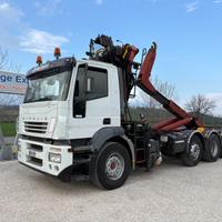 IVECO STRALIS 430 scarrabile 4 assi GRU POLIPO