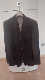 Giacca velluto marrone uomo