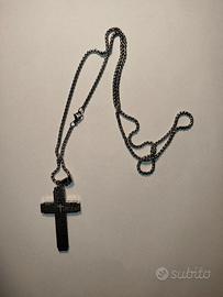 Collana Lunga con Croce Cristiana