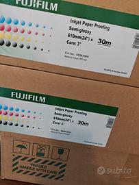 3 rotoli carta Fujifilm semi glossy da 30m 