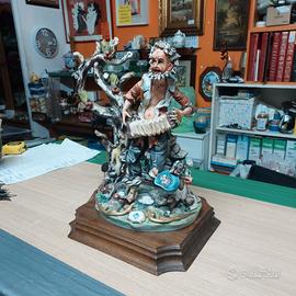 Statuetta ceramica Capodimonte Castegnano 37cm