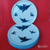 Set 5 piatti dipinti a mano Victoria Austria