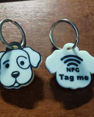 Tag NFC programmabile - targhetta cane