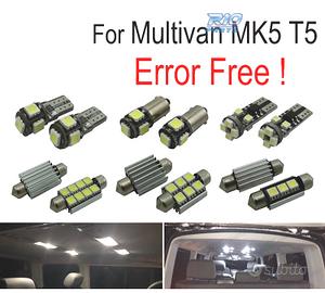 KIT 18 LAMPADE LED INTERNE PER VOLKSWAGEN VW MULTI