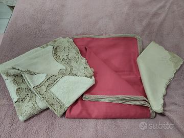set tovaglia in pizzo antico