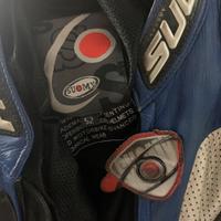 Tuta intera pelle moto 52 Suomy