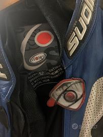 Tuta intera pelle moto 52 Suomy