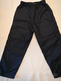 pantaloni bambino 9 anni in tessuto tecnico
