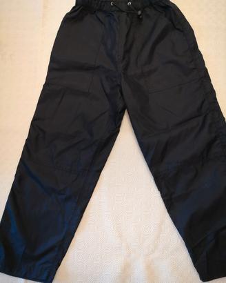 pantaloni bambino 9 anni in tessuto tecnico