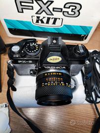yashica FX-3 kit 28mm 50mm 135mm japan - Fotografia In vendita a