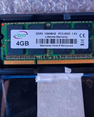 Modulo Ram DDR3 4Gb Veht