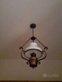 lampadari in ferro battuto 