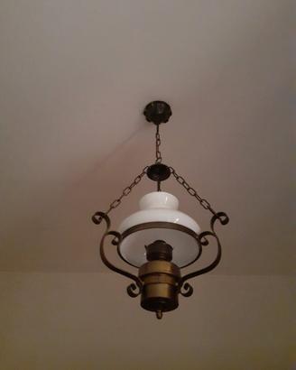 lampadari in ferro battuto 