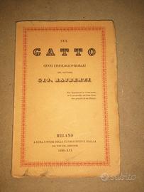 Sul Gatto - cenni fisiologico-morali - dott. Gio.R