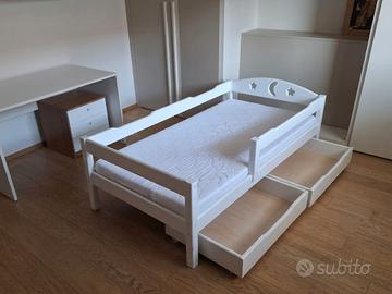 Letto con sponde 160 cm