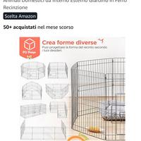 Recinto per cani-gatti-conigli….