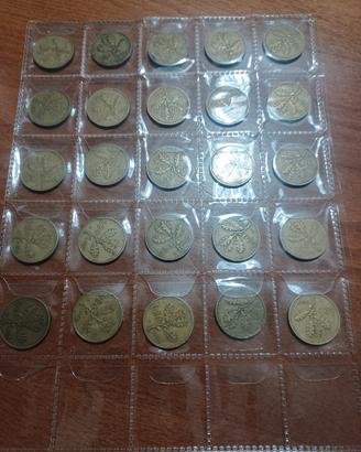 lotto monete 20 lire 1959 più 1957 gambo largo NC