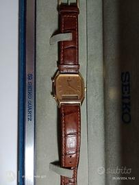 Orologio Seiko analogico digitale con custodia 