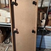 Pedane in legno con Ruote