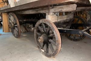 Carretto antico funzionante con traino