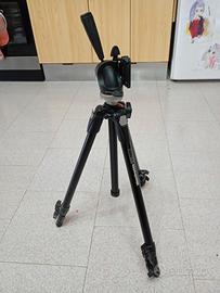 Treppiede Manfrotto 190XDB + Testa 391RC2 + sacca
