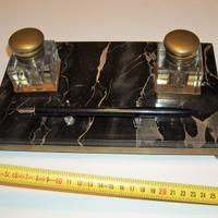 scrittoio calamaio per scrivania vintage