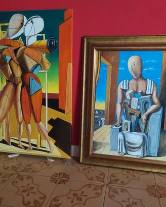 Dipinti di de Chirico meafisica