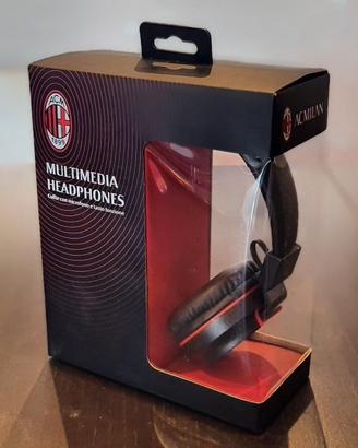 Cuffie AC Milan ufficiali con cavo – Nuove