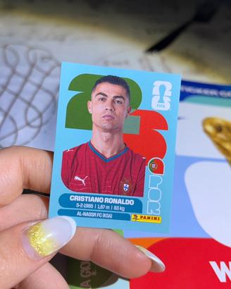figurina rara Cristiano Ronaldo mondiale 2026