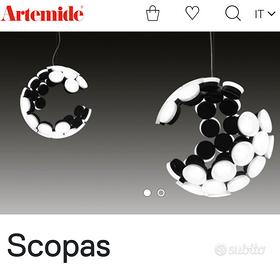 Lampadario Artemide Scopas