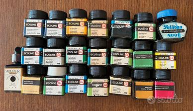 Set di Chine ecoline pelikan vintage