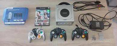 Nintendo GameCube + Component Bitfunx + GC2SD Gen2