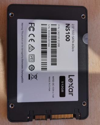 Disco Hard Disk SSD 512 Giga