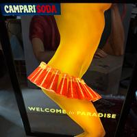 Insegna campari soda luminosa