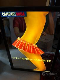 Insegna campari soda luminosa