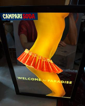 Insegna campari soda luminosa